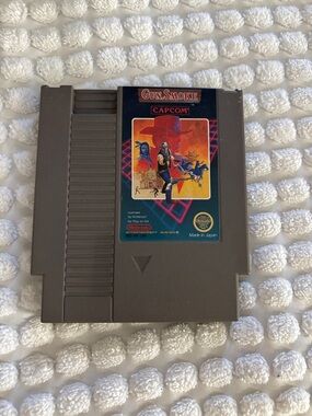 Capcom Gun.Smoke NES Game Cartridge - Brown